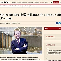 Garrigues factura 365 millones de euros en 2018, un 2,1% ms
